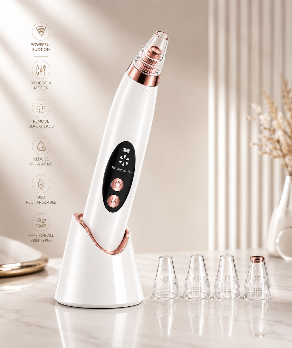 Glowify™ Blackhead Remover Vacuum | Deep Pore Cleaner